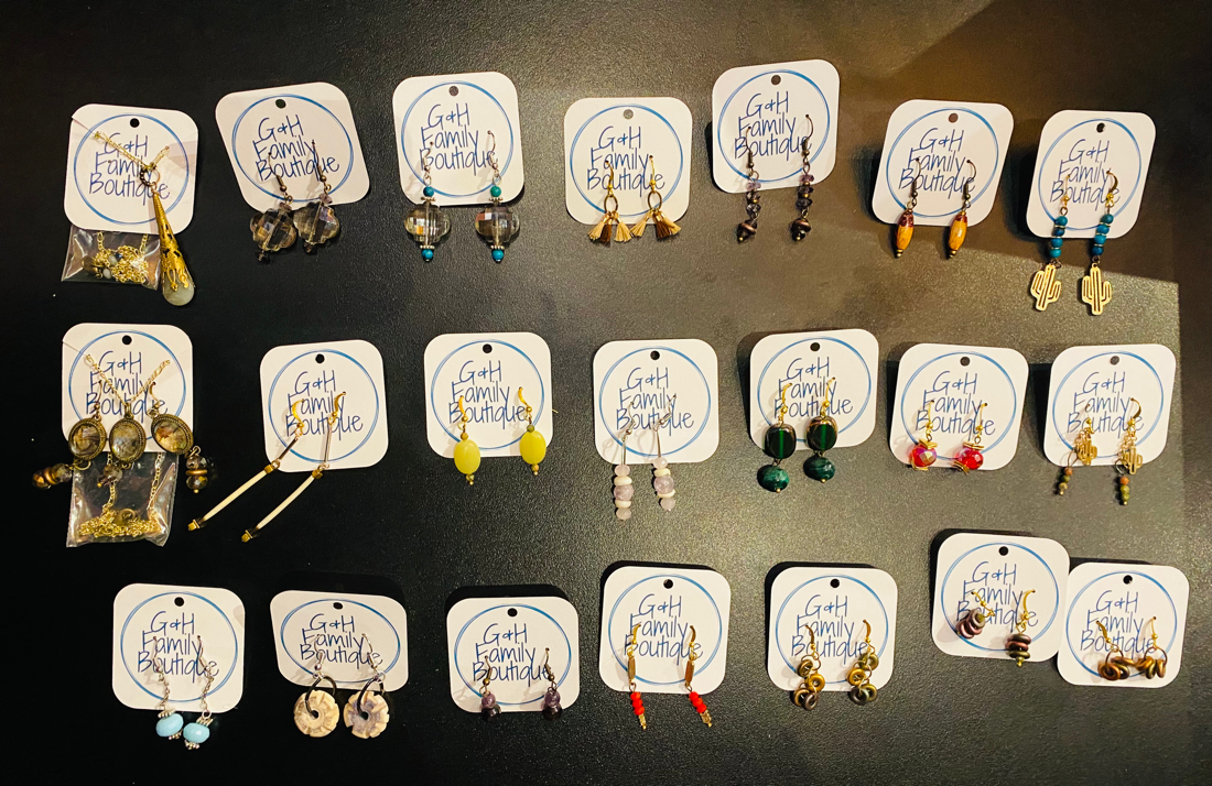 Boutique hot sale earring display