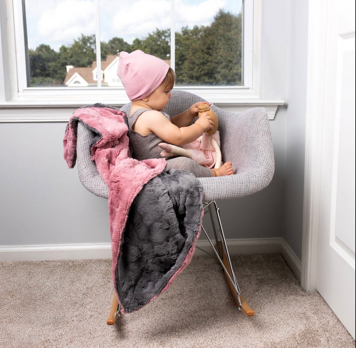 Faux Fur Baby Blanket G H Family Boutique